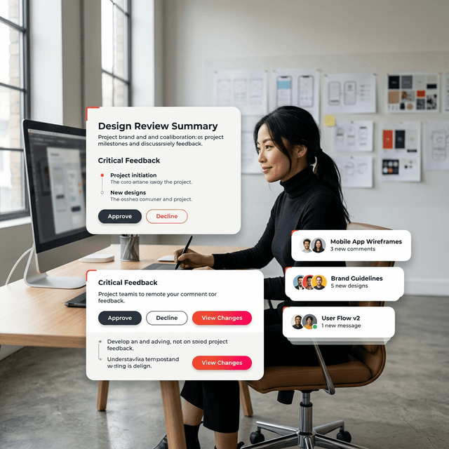 Design team collaboration with Melp