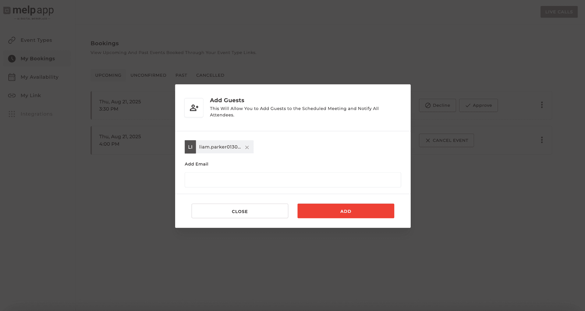 Add guest