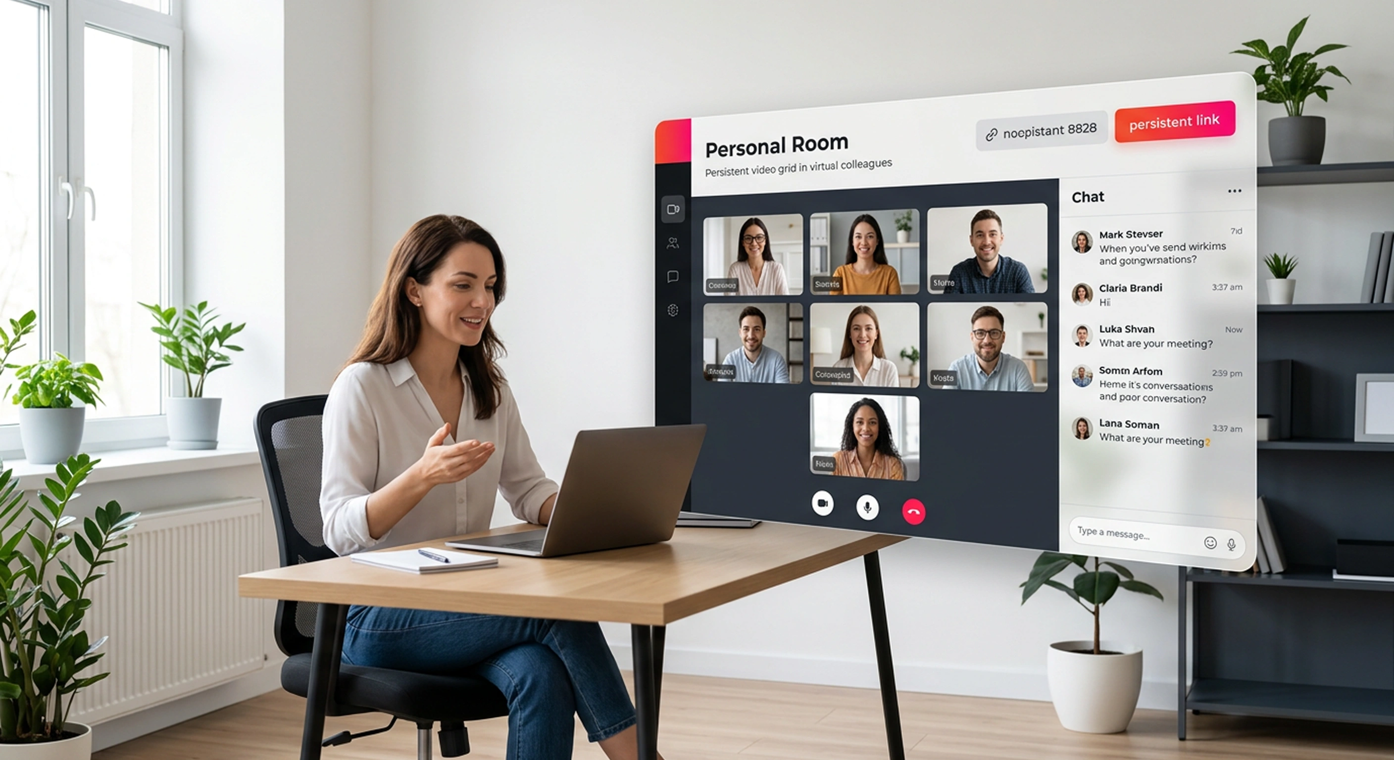 Melp Personal Room interface