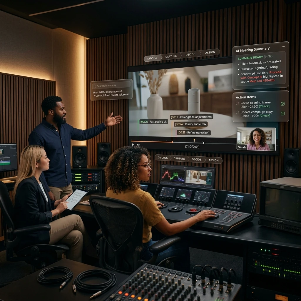 Creative and media team collaboration with Melp