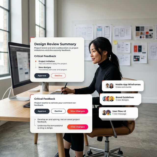 Design team collaboration with Melp