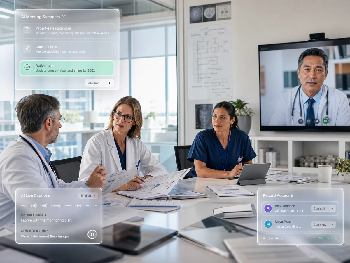 Healthcare and life sciences teams collaborating with Melp