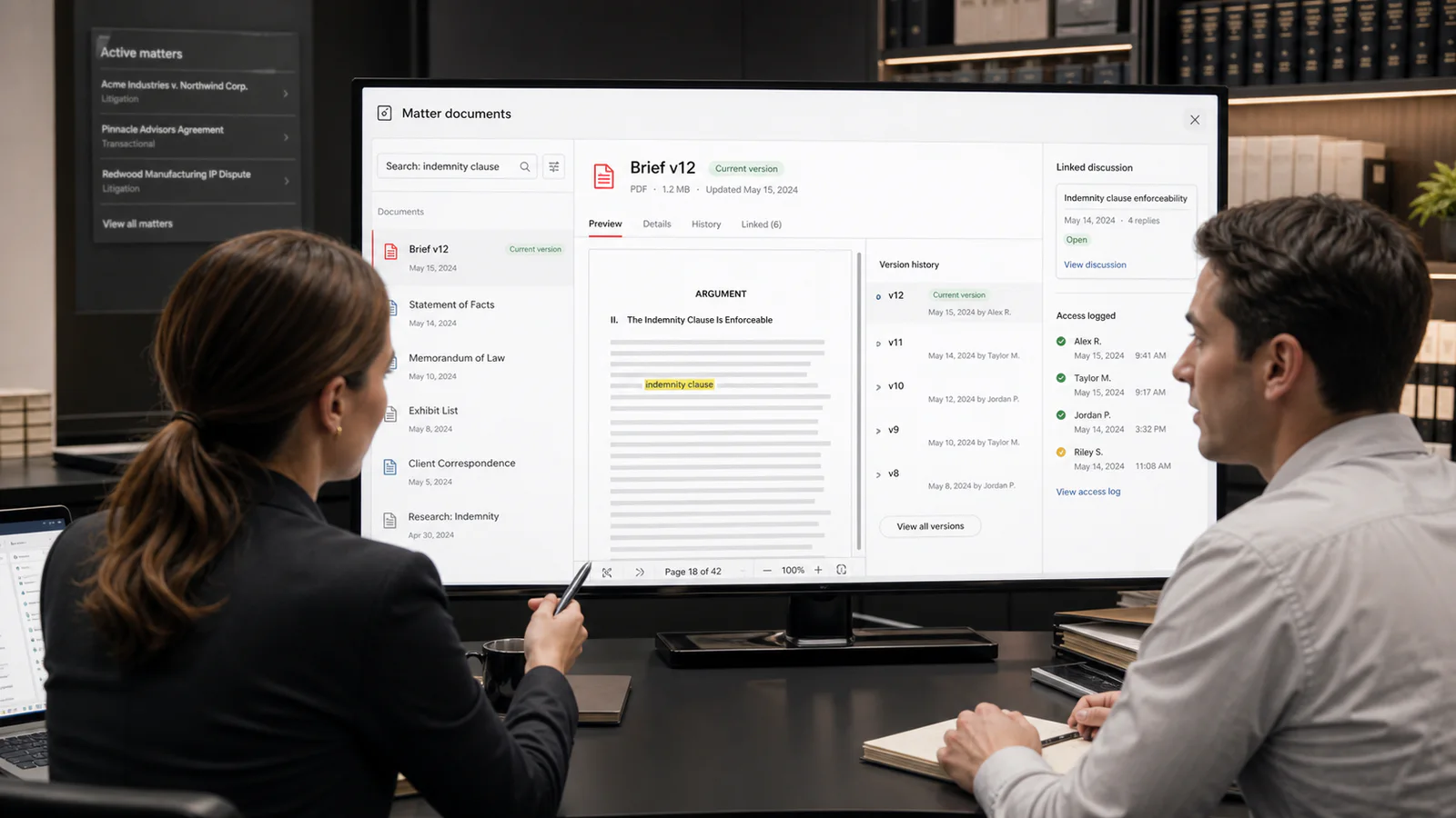 Matter Document Control