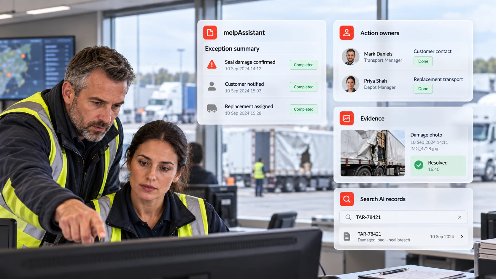 Exception & Incident Records