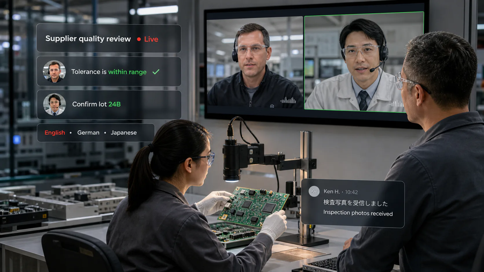 Cross-Lingual Supply Chain Communication