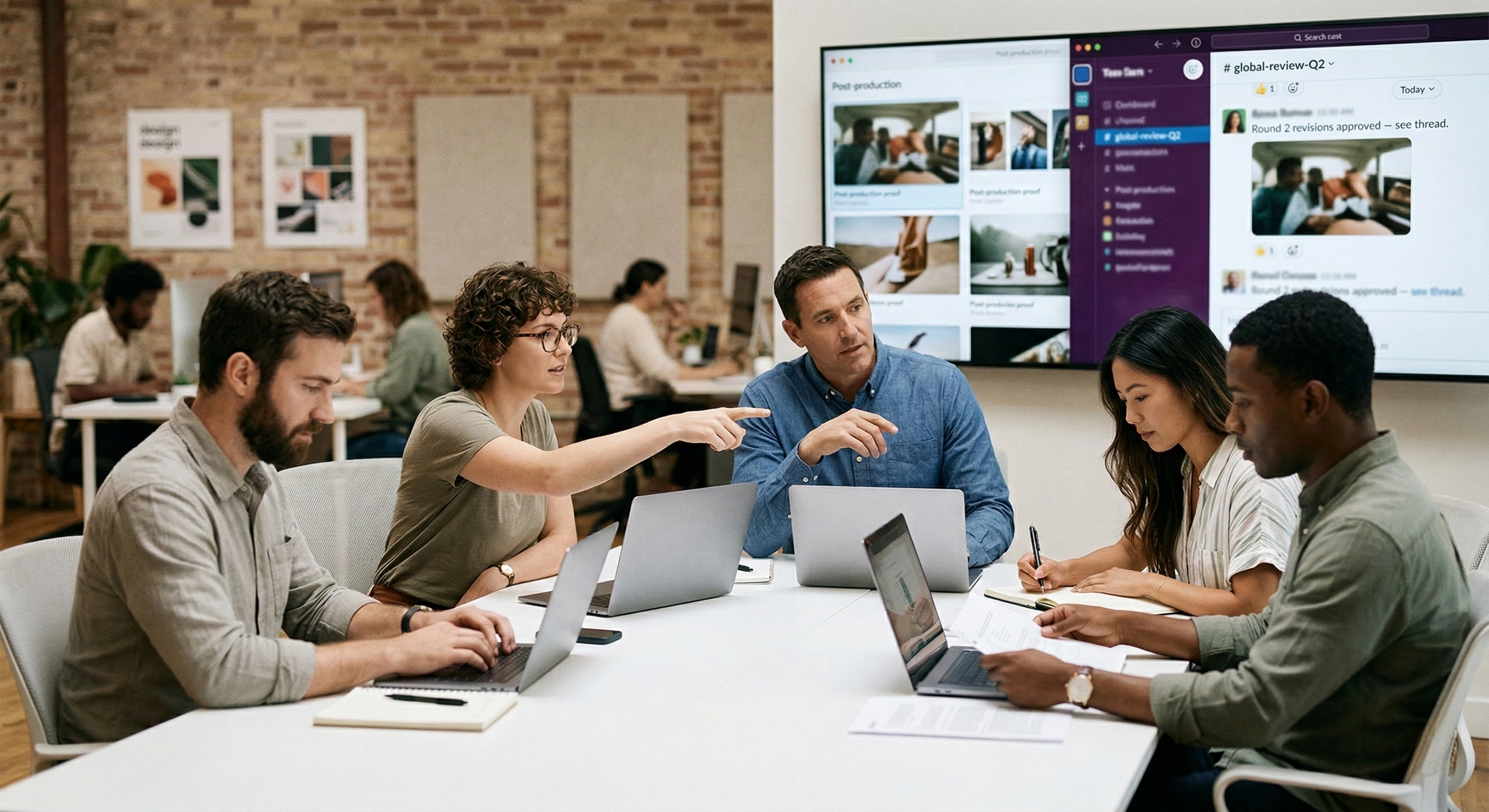 Marketing team collaboration with Melp