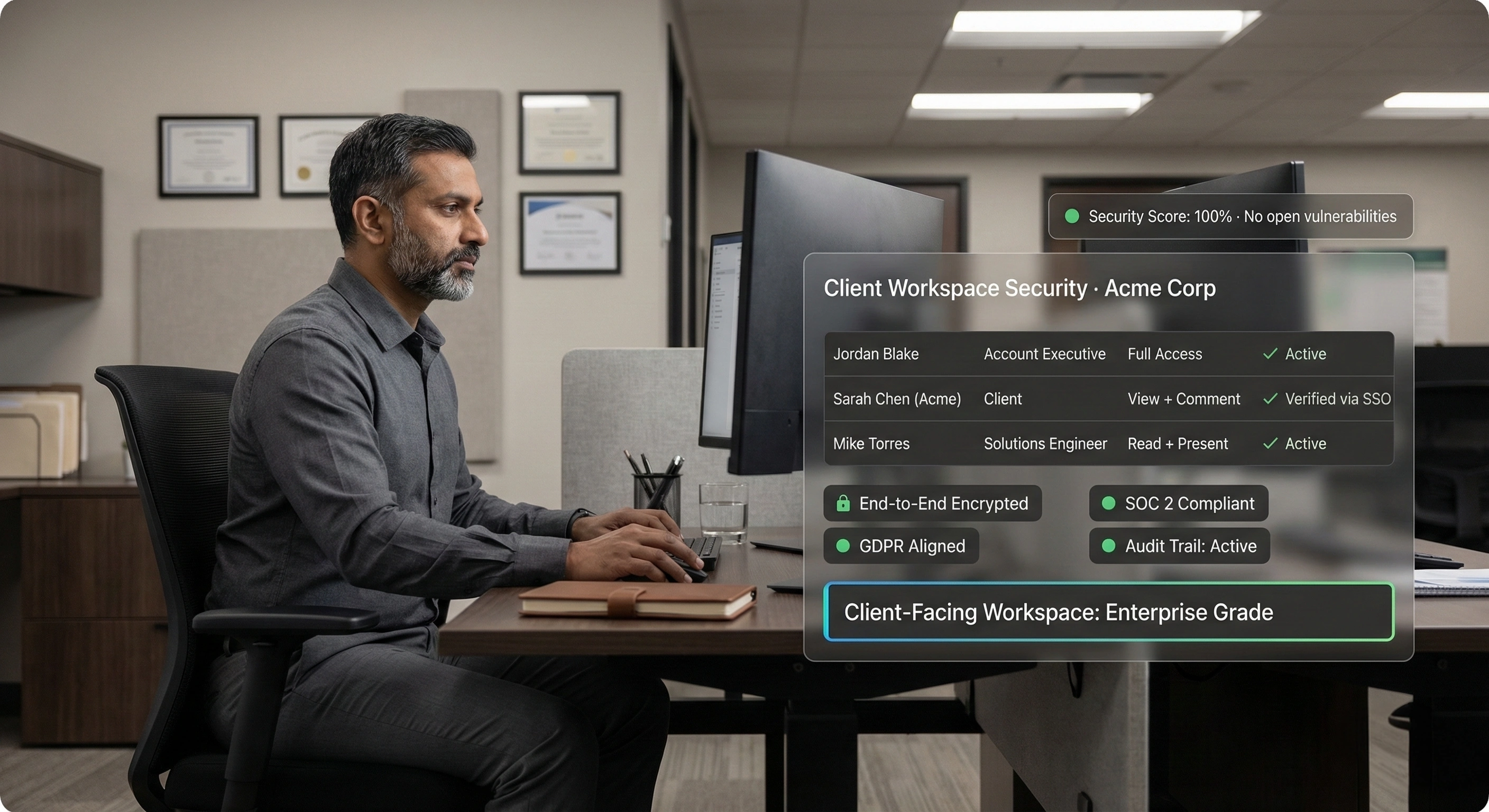 Enterprise Security for Every Client Interaction